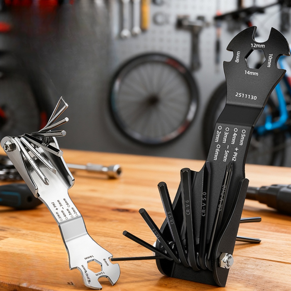 Hand Tools And Workshop Equipment - 1pc chiave esagonale pieghevole multifunzionale portatile