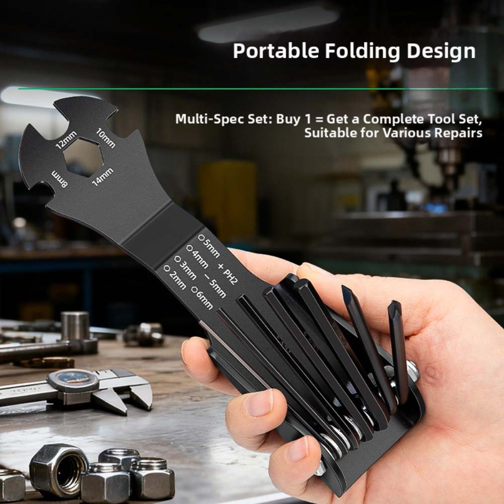 1pc chiave esagonale pieghevol - Hand Tools And Workshop Equipment recensione e prezzo