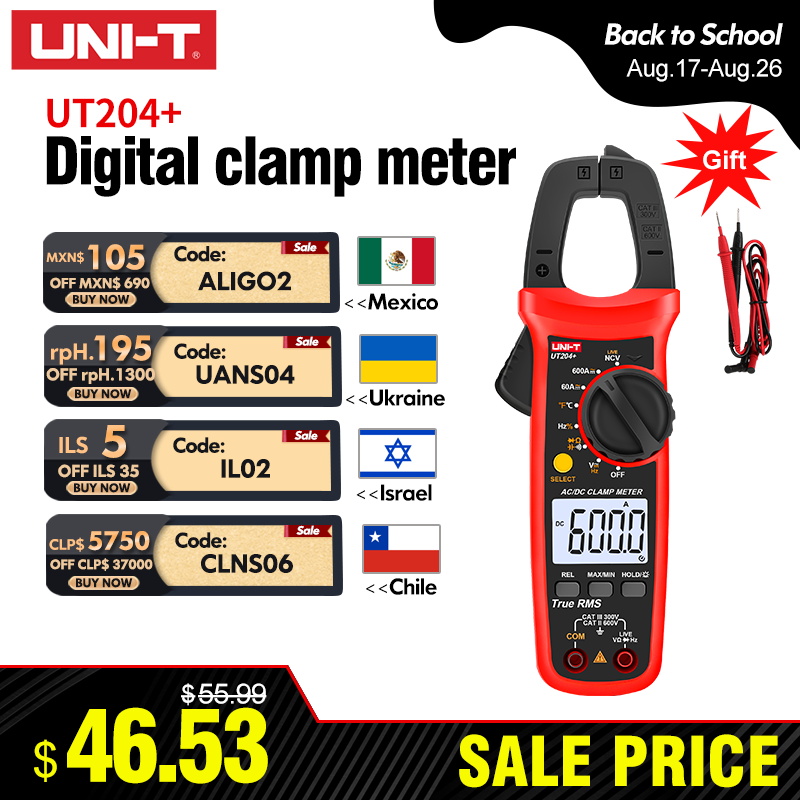 UNI-T UT204 + UT202A + AC Pinz - Tools In Electrical Workshop recensione e prezzo