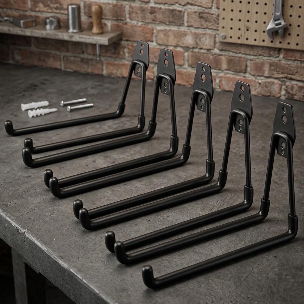 Ganci da Parete in Acciaio Ner - Workshop Tools Hanging recensione e prezzo