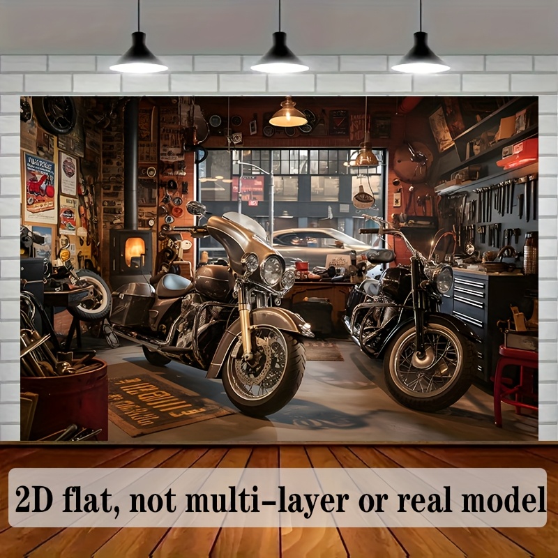 Tapestry da Garage per Moto, S - Workshop Tools Hanging recensione e prezzo