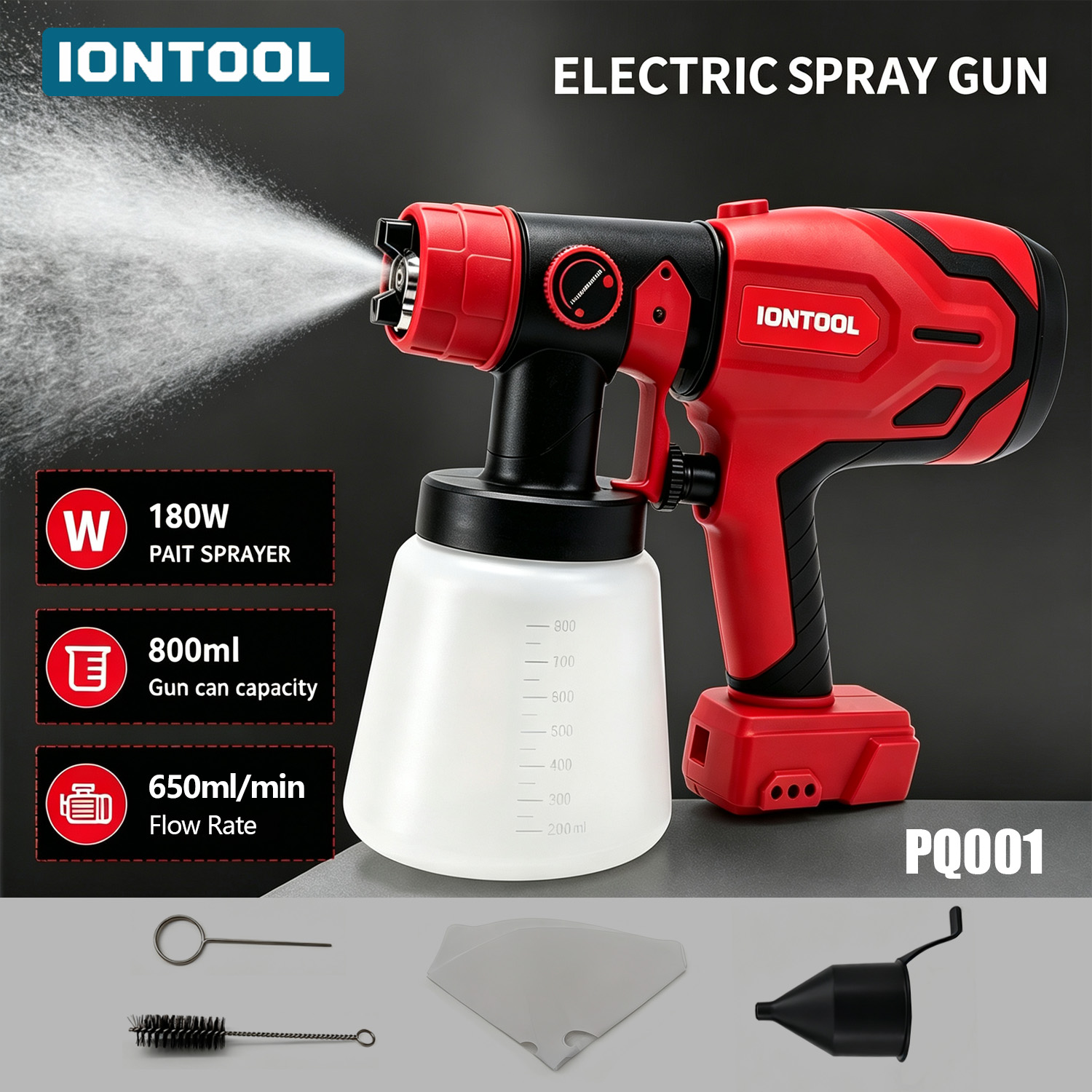 Pistola a spruzzo IONTOOL 800M - Tools In Electrical Workshop recensione e prezzo